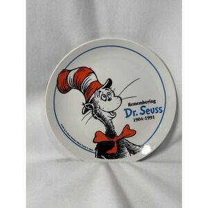 VINTAGE "REMEMBERING DR. SEUSS 1904-1991" COLLECTOR PLATE Cat In The Hat